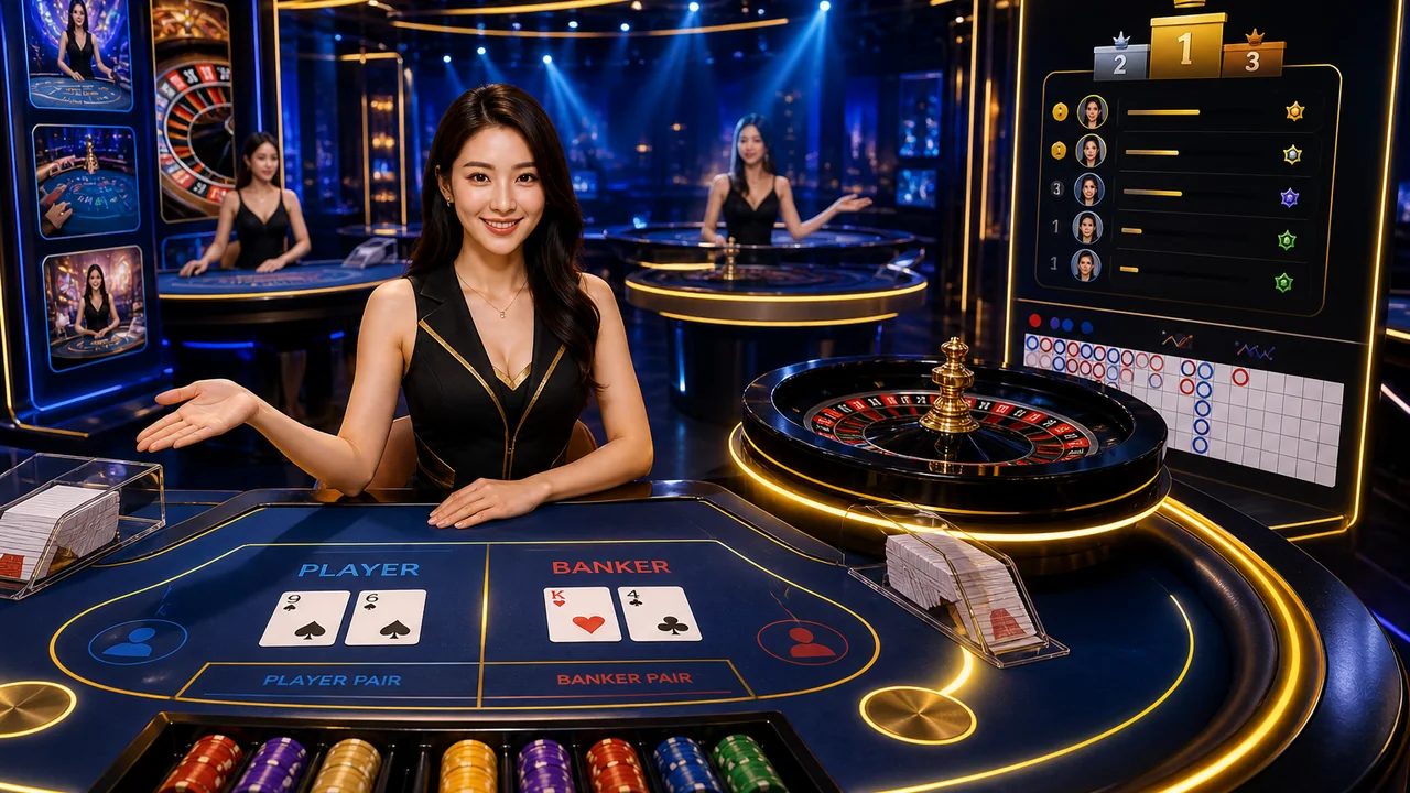 Mẹo chọn bàn và bắt đầu trải nghiệm live casino tg88 dễ dàng